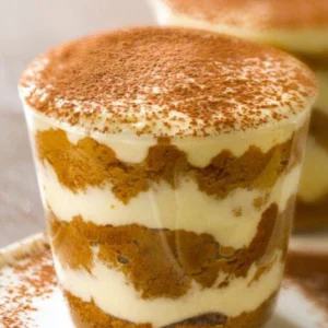 Tiramisu spéculos et caramel